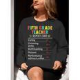 5th Grade Teacher Report Card Appreciation Men Women Women Crewneck Sweatshirt, funny gift 5th Grade Teacher Report Card Appreciation Men Women Women Crewneck Sweatshirt, funny gift