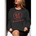 6 7 Brainrot Elementary Teacher Meme 67 Six Seven Women Crewneck Sweatshirt, funny gift