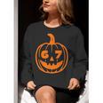 67 Six Seven Halloween Costume For Students Teachers Women Crewneck Sweatshirt, funny gift