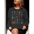ABC Sign Language Chart Teacher Hand Letter Alphabet ASL Women Crewneck Sweatshirt, funny gift ABC Sign Language Chart Teacher Hand Letter Alphabet ASL Women Crewneck Sweatshirt, funny gift