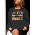 ABCD Kindergarten Rocks Back To School Teacher Kindergarten Women Crewneck Sweatshirt, funny gift