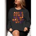 ABCs Learning Kindergarten Teacher Halloween Alphabet Women Crewneck Sweatshirt, funny gift