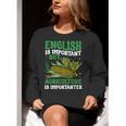 AG Teacher English Is Important But Agriculture Teacher Women Crewneck Sweatshirt, English Teacher Sweatshirts, funny gift AG Teacher English Is Important But Agriculture Teacher Women Crewneck Sweatshirt, English Teacher Sweatshirts, funny gift