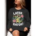 Alligator Later Gator Teacher Summer Last Day Fun Women Crewneck Sweatshirt, funny gift Alligator Later Gator Teacher Summer Last Day Fun Women Crewneck Sweatshirt, funny gift