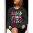 Alphabet Animals ABCs Zoo Kids Boys Girls Teacher Women Crewneck Sweatshirt, funny gift