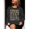 Alphabet Animals Back To School Pre-K Kindergarten Teacher Women Crewneck Sweatshirt, funny gift Alphabet Animals Back To School Pre-K Kindergarten Teacher Women Crewneck Sweatshirt, funny gift