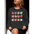 Art Apples Back To School For Teacher Student Women Crewneck Sweatshirt, funny gift Art Apples Back To School For Teacher Student Women Crewneck Sweatshirt, funny gift