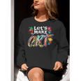 Lets Make Art Colerful Artists Painter Art Teacher Men Women Girls Kids Women Crewneck Sweatshirt, funny gift Lets Make Art Colerful Artists Painter Art Teacher Men Women Girls Kids Women Crewneck Sweatshirt, funny gift