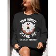Art Teacher Halloween Donut Lover Costume Kawaii Monster Women Crewneck Sweatshirt, funny gift