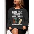 Theatre Teacher Drama Lover Theatre Mask Drama Teacher Women Crewneck Sweatshirt, funny gift