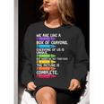 Back To School Teacher We Are Like A Box Of Crayons Women Crewneck Sweatshirt, funny gift