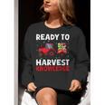 Back To School Teacher Farming Tractor Farmer Kids 100th Day Women Crewneck Sweatshirt, funny gift Back To School Teacher Farming Tractor Farmer Kids 100th Day Women Crewneck Sweatshirt, funny gift