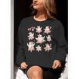 Ballet Ghost Ballet Dancer Spooky Dance Teacher Halloween Women Crewneck Sweatshirt, funny gift Ballet Ghost Ballet Dancer Spooky Dance Teacher Halloween Women Crewneck Sweatshirt, funny gift