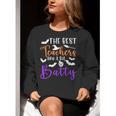 The Best Teachers Are A Bit Batty Teacher Bat Halloween Women Crewneck Sweatshirt, funny gift The Best Teachers Are A Bit Batty Teacher Bat Halloween Women Crewneck Sweatshirt, funny gift