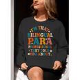 Bilingual Paraeducator Paraprofessional Parapro Teachers Women Crewneck Sweatshirt, funny gift Bilingual Paraeducator Paraprofessional Parapro Teachers Women Crewneck Sweatshirt, funny gift
