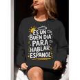 Bilingual Teacher Maestra Spanish Teacher Women Crewneck Sweatshirt, funny gift