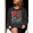 Boho Flower ESL Teacher Kindness Comes In Many Languages Women Crewneck Sweatshirt, Esl Teacher Sweatshirts, funny gift