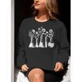 Botanical Beaker Science Teacher Floral Chemistry Lab Week Women Crewneck Sweatshirt, Science Teacher Sweatshirts, funny gift
