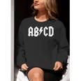 Boys Girls Teachers ABCD Rock Graphic Back To School Women Crewneck Sweatshirt, funny gift Boys Girls Teachers ABCD Rock Graphic Back To School Women Crewneck Sweatshirt, funny gift