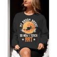 My Broom Broke So Now I Teach Art Teacher Halloween Costume For Men Women Women Crewneck Sweatshirt, funny gift