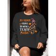 My Broom Broke So Now I Teach Music Teacher Halloween Women Crewneck Sweatshirt, funny gift My Broom Broke So Now I Teach Music Teacher Halloween Women Crewneck Sweatshirt, funny gift
