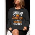 You Cannot Scare Me I'm An Toddler Teacher Halloween Men Women Kids Women Crewneck Sweatshirt, funny gift