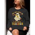 You Can't Scare Me I'm A Math Teacher Halloween Ghost Groovy Women Crewneck Sweatshirt, Groovy Teacher Sweatshirts, funny gift You Can't Scare Me I'm A Math Teacher Halloween Ghost Groovy Women Crewneck Sweatshirt, Groovy Teacher Sweatshirts, funny gift
