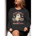 You Can't Scare Me I'm A School Teacher's Aide Halloween Women Crewneck Sweatshirt, funny gift You Can't Scare Me I'm A School Teacher's Aide Halloween Women Crewneck Sweatshirt, funny gift