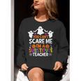 You Can't Scare Me I'm A Substitute Teacher Shirt Halloween Women Crewneck Sweatshirt, funny gift You Can't Scare Me I'm A Substitute Teacher Shirt Halloween Women Crewneck Sweatshirt, funny gift