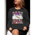 You Can't Scare Me I'm A Teacher Halloween Women Crewneck Sweatshirt, funny gift