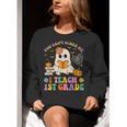 You Can't Scare Me I Teach 1st Grade Teacher Halloween Ghost Women Crewneck Sweatshirt, funny gift You Can't Scare Me I Teach 1st Grade Teacher Halloween Ghost Women Crewneck Sweatshirt, funny gift