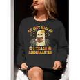 You Can't Scare Me I Teach Kindergarten Halloween Teacher Women Crewneck Sweatshirt, funny gift