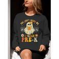 You Can't Scare Me I Teach Pre-K Halloween Teacher Ghost Women Crewneck Sweatshirt, funny gift You Can't Scare Me I Teach Pre-K Halloween Teacher Ghost Women Crewneck Sweatshirt, funny gift