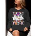 You Can't Scare Me I Teach Pre-k Halloween Teacher Women Crewneck Sweatshirt, funny gift