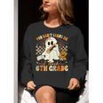 You Can't Scare Me I Teach Sixth Grade Teacher Halloween Women Crewneck Sweatshirt, funny gift