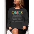 Chaos Coordinator Teacher Coworker Boss Appreciation Women Crewneck Sweatshirt, funny gift Chaos Coordinator Teacher Coworker Boss Appreciation Women Crewneck Sweatshirt, funny gift