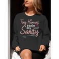 Childcare Provider Daycare Teacher Stole My Sanity Women Crewneck Sweatshirt, funny gift