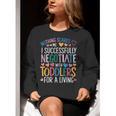 Childcare Teacher Negotiate With Toddlers Daycare Provider Women Crewneck Sweatshirt, funny gift Childcare Teacher Negotiate With Toddlers Daycare Provider Women Crewneck Sweatshirt, funny gift