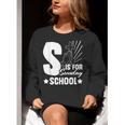 Christian Teacher S Is For Sunday School Essentials Women Crewneck Sweatshirt, funny gift Christian Teacher S Is For Sunday School Essentials Women Crewneck Sweatshirt, funny gift