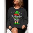 Christmas Kindergarten Elf Squad Teacher Student Women Crewneck Sweatshirt, funny gift
