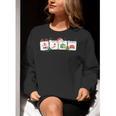 Christmas Santa Special Education SPED Teacher Xmas PJ Women Crewneck Sweatshirt, funny gift