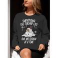 Christmas Surviving Teacher Life Meltdown Xmas Women Men Women Crewneck Sweatshirt, funny gift Christmas Surviving Teacher Life Meltdown Xmas Women Men Women Crewneck Sweatshirt, funny gift