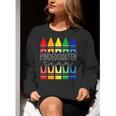 Colorful Crayon Kindergarten Team Tee For Teachers Students Men Women Kids Women Crewneck Sweatshirt, funny gift