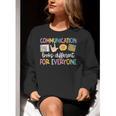 Communication Looks Different Tee Shirt Kids -Adults Teacher Animal Print Small Short Sleeve Classic Fit Crew Neck Polyester 100 Women Crewneck Sweatshirt, funny gift Communication Looks Different Tee Shirt Kids -Adults Teacher Animal Print Small Short Sleeve Classic Fit Crew Neck Polyester 100 Women Crewneck Sweatshirt, funny gift