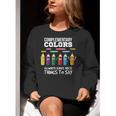 Complementary Colors Pun Artist Art Teacher T-Shirt Women Crewneck Sweatshirt, funny gift Complementary Colors Pun Artist Art Teacher T-Shirt Women Crewneck Sweatshirt, funny gift