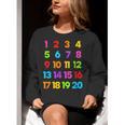 Counting 1-10 Learn To Count Number School Kids Teacher Women Crewneck Sweatshirt, funny gift Counting 1-10 Learn To Count Number School Kids Teacher Women Crewneck Sweatshirt, funny gift