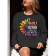 Cute I Became A Teacher Because Your Life Is Worth My Time Women Crewneck Sweatshirt, funny gift Cute I Became A Teacher Because Your Life Is Worth My Time Women Crewneck Sweatshirt, funny gift