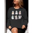 Cute Boo Ghost Reading Books Halloween Librarian Teacher Kid Women Crewneck Sweatshirt, funny gift Cute Boo Ghost Reading Books Halloween Librarian Teacher Kid Women Crewneck Sweatshirt, funny gift