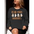 Cute Booooks Ghost Read More Books Teacher Halloween Women Crewneck Sweatshirt, funny gift Cute Booooks Ghost Read More Books Teacher Halloween Women Crewneck Sweatshirt, funny gift