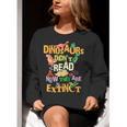Dinosaurs Didn't Read Now They Are Extinct Reading Teacher Women Crewneck Sweatshirt, funny gift Dinosaurs Didn't Read Now They Are Extinct Reading Teacher Women Crewneck Sweatshirt, funny gift